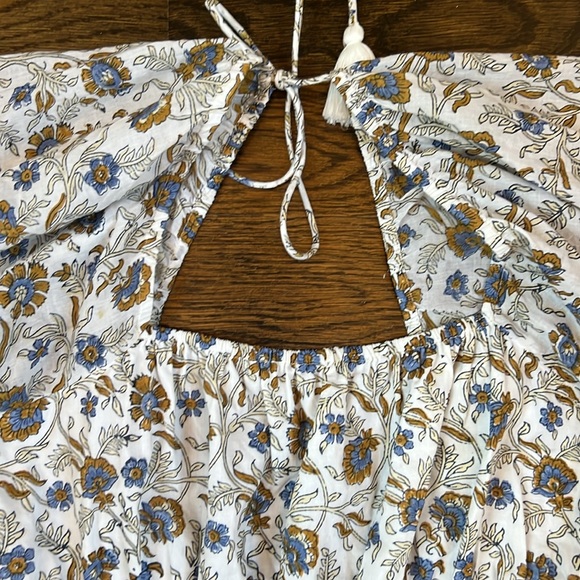 Cleobella Aria Mini Dress in Floral  Polka Dot Block Size Large - Picture 2 of 8